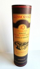 scatola tubo-latta vuota GLENMORANGIE 10 Years Old Highland Malt Scotch Wisky