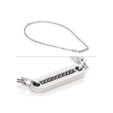 Collana uomo acciaio piastrina