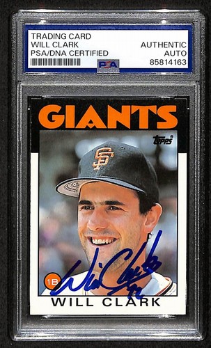 Will clark 1986 - 1986, traded