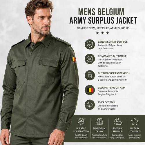 Giacca uomo belgio - belgio, esercito
