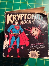 Superman Kryptonite Rock Glow in the Dark DC Comics Vintage 1977