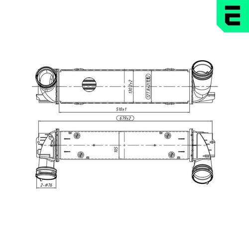 Intercooler era 672098 per bmw - intercooler,