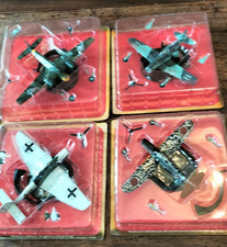 Modellino 1:72 AEREI 2° Guerra Mondiale Lotto 4 Pezzi Descrizione Interno Rarità