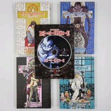 DEATH NOTE DVD & book LOTTO 5 dischi volume 1 cofanetto + 4 manga fumetti Shonen Jump