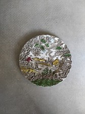 Piatto Dessert Ceramica Vintage THE HUNTER by MYOTT STAFFORDSHIRE ENGLAND