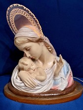 Madonna in Ceramica di A. Pannunzio con aureola che si illumina.