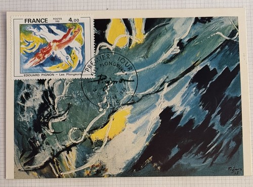 Carte postale premier jour - carte,