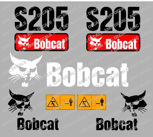 Set adesivi per bobcat - di, s205