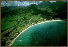 Cartolina hanalei bay kauai - hanalei, bay,