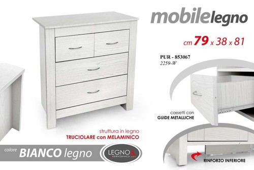Cassettiera settimino mobile - settimino,