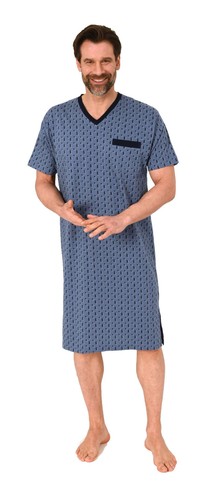 Camicia notte uomo scollo - camicia,