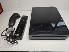 Nintendo Wii Family Edition RVL-101 Nera con telecomando OG e Nunchuck, testata