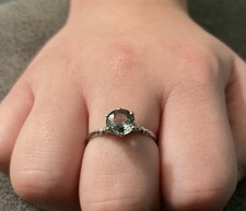 Anello in oro bianco 10 kt