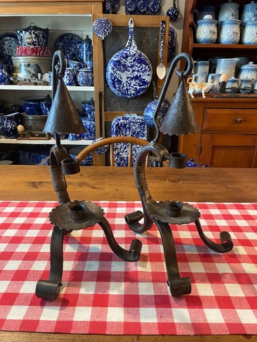 Antica coppia candelabri in - di,