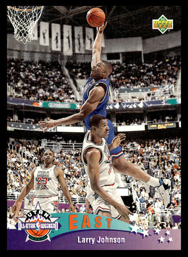Upper deck 1992 larry johnson - deck,