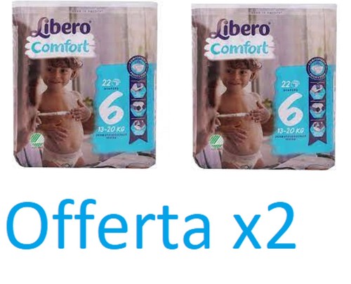 Pannolini libero comfort per - comfort, 6