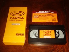 Rarissima tastiera sintetizzatore KORG KARMA VIDEO PROMOZIONALE VHS dal 2001 - NUOVA