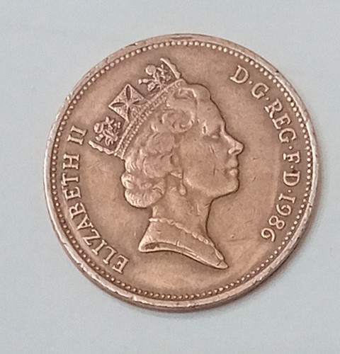 Moneta pence 1986 elisabetta - 2,