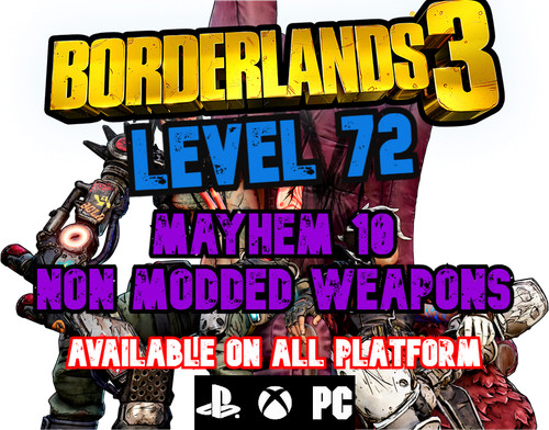 Borderlands livello 72 - borderlands, 3