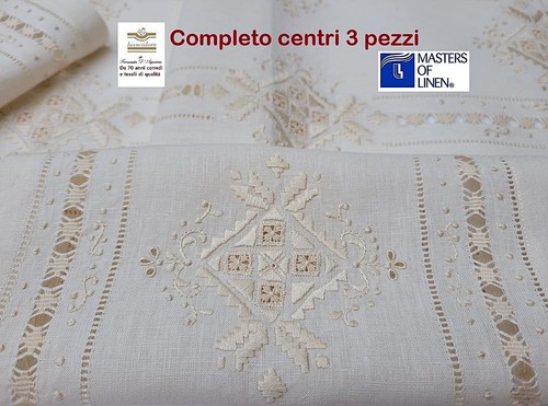 Ricamo mano lino punto - ricamo,