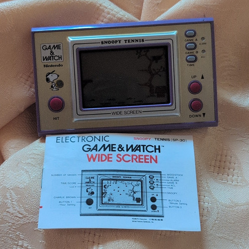 Nintendo game watch wide - game,