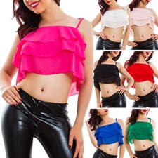 Top donna ruches velato