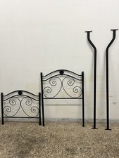 Struttura Letto Singolo + Rete Con Doghe In Legno