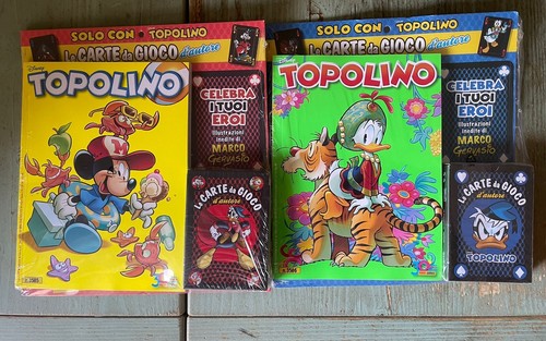 Carte gioco autore topolino - carte,