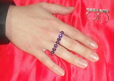 anello doppio dito strass ss29