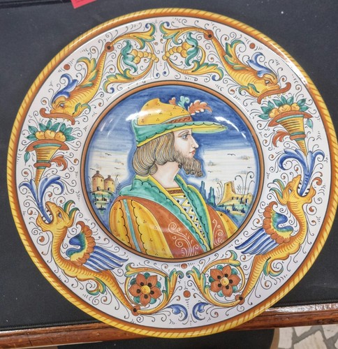 Lotto piatti ceramica deruta - lotto,