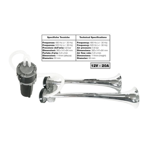 Tromba bitonale truck 12v - bitonale, "truck"