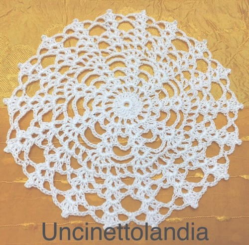 Centrino bianco shabby - , chic