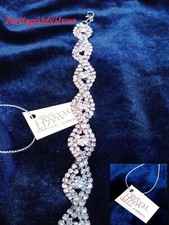 Bracciale Donna SWAROVSKI ORIGINALI Cristalli Rod Argento 925 Brillanti Gioielli