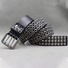 Cintura pelle borchie - cintura,