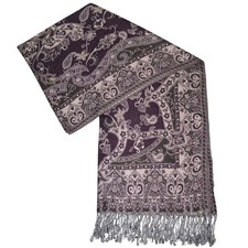 Sciarpa donna stile pashmina stola scialle donna foulard con frange 192x62 cm S 32.06