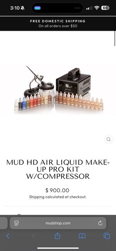 Kit aerografo mud - mud, con