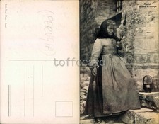 PERUGIA PROVINCIA-ASSISI-COSTUMI-FILATRICE CANAPA-D13-38