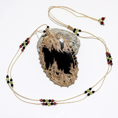 Collana fossile radice - , di
