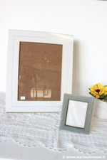 DUE CORNICI PORTAFOTO VINTAGE - PORTARITRATTO IN VELLUTO 2 VINTAGE PHOTO FRAMES