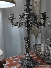 Candelabro In Bronzo 5 Braccia Fine 800