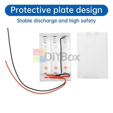 Porta batteria 3cell 21700 18650 scatola portaoggetti in plastica serie/parallela con filo