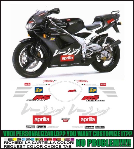 Adesivi 125 1998 - adesivi, replica