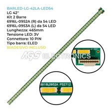 KIT 2 BARRE STRIP LED TV LG