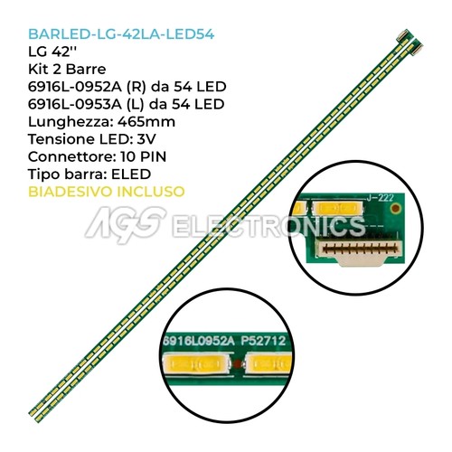 Kit barre strip led lg - led,