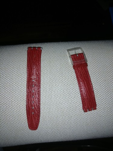 Cinturino strap swatch - swatch, red