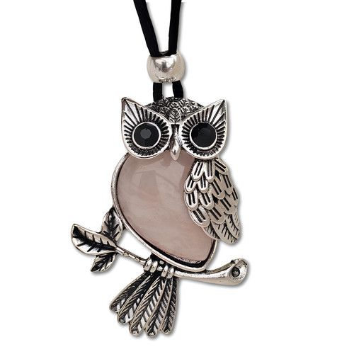 Collana con ciondolo - , gufo