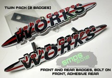 Distintivo anteriore e posteriore MINI R53 JCW John Cooper funzionante GEN 1 *METALLO*