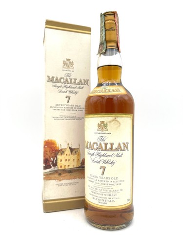 Macallan scotch whisky - yo,