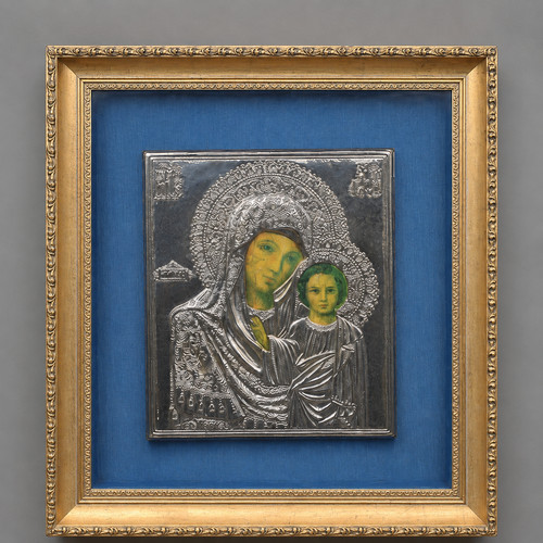 Icona madonna iveron e - madonna, di