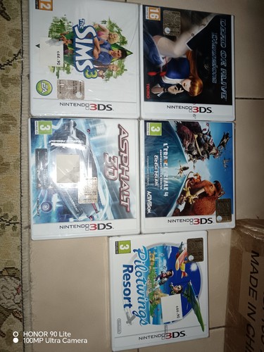 Lotto giochi sigillati - sigillati, 3ds